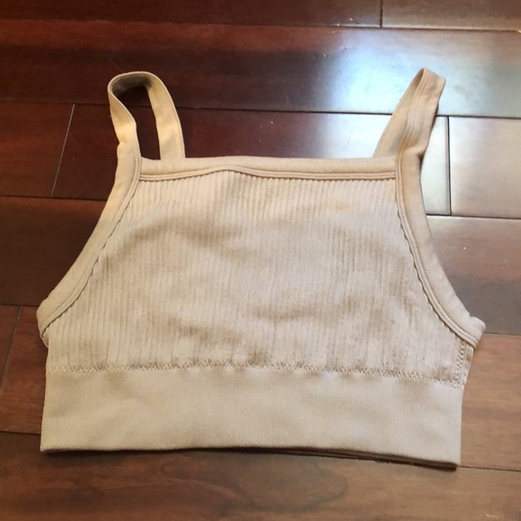 3 boathouse cropped tank tops. All size S. light grey, brown, and blueish grey. - Picture 4 of 4